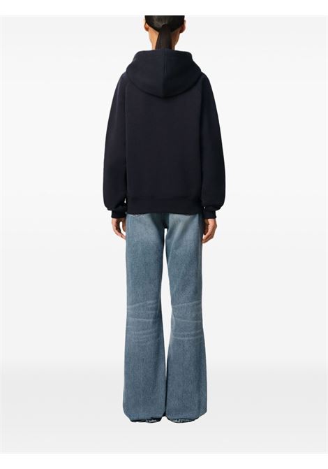 ami paris hoodie woman navy AMI PARIS | USW275.7474011